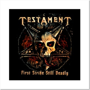 TESTAMENT MERCH VTG Posters and Art